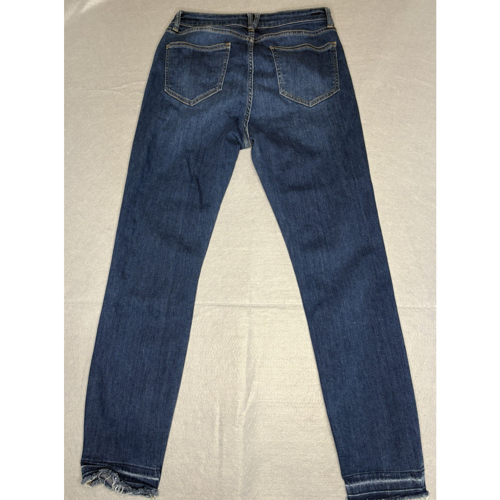 VINEYARD VINES Jamie Jeans Skinny Released Hem-Size 29 Dark Wash - Picture 9 of 11